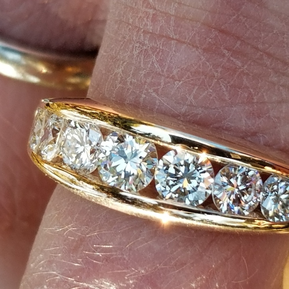 2.00cts VS1 VS2  I-J  Diamond Ring  14K Gold sz8
